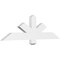 Ekena Millwork Kennewick Architectural Grade PVC Gable Bracket, 48"W x 14"H x 2"D x 4"F, 7/12 Pitch GBP048X14X0204KEN00 - alternate 1